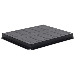 Triton Kabelová průchodka s molit. výplní, mont. otvor 350x420 mm, černá