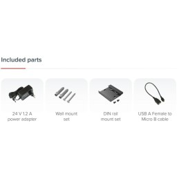 MikroTik KNOT IoT Gateway  CAT-M/NB, Bluetooth, 2x LAN, 1x SIM, microUSB, 2.4 GHz b/g/n, L4