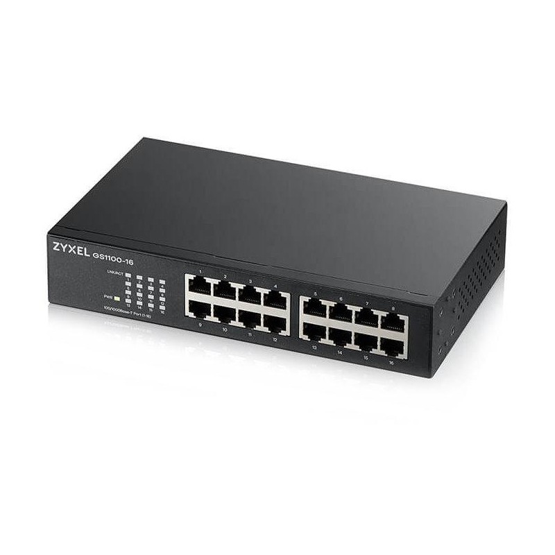 ZyXEL GS1100-16, 16-port Gigabit Unmanaged Switch v3