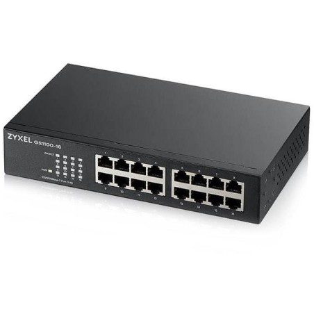 ZyXEL GS1100-16, 16-port Gigabit Unmanaged Switch v3