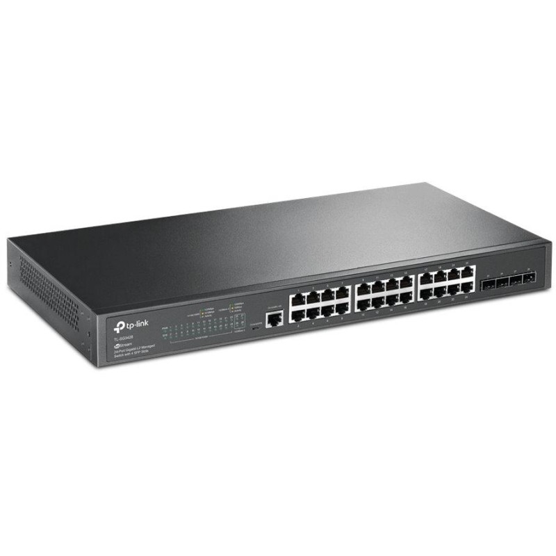 TP-Link TL-SG3428 - JetStream 24-Port Gigabit L2+ Managed Switch/ 4x Gigabit SFP Sloty