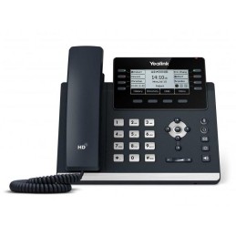 Yealink SIP-T43U IP telefon, 12x SIP, CZ/SK displej, 2x GbE port, PoE, Opus HD kodek, 21 programovatelných tlačítek