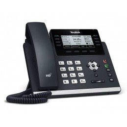 Yealink SIP-T43U IP telefon, 12x SIP, CZ/SK displej, 2x GbE port, PoE, Opus HD kodek, 21 programovatelných tlačítek