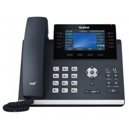 Yealink SIP-T46U IP telefon, CZ/SK displej, 2x GbE port, PoE, Opus HD kodek, 27 programovatelných tlačítek
