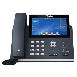 Yealink SIP-T48U IP telefon, CZ/SK dotykový displej, PoE, 16 SIP účtů, Opus HD kodek, 29 program. tlačítek, 2x USB