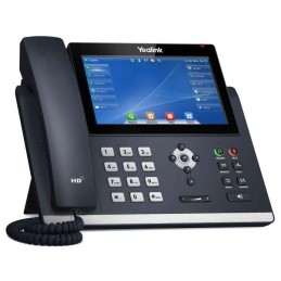 Yealink SIP-T48U IP telefon, CZ/SK dotykový displej, PoE, 16 SIP účtů, Opus HD kodek, 29 program. tlačítek, 2x USB