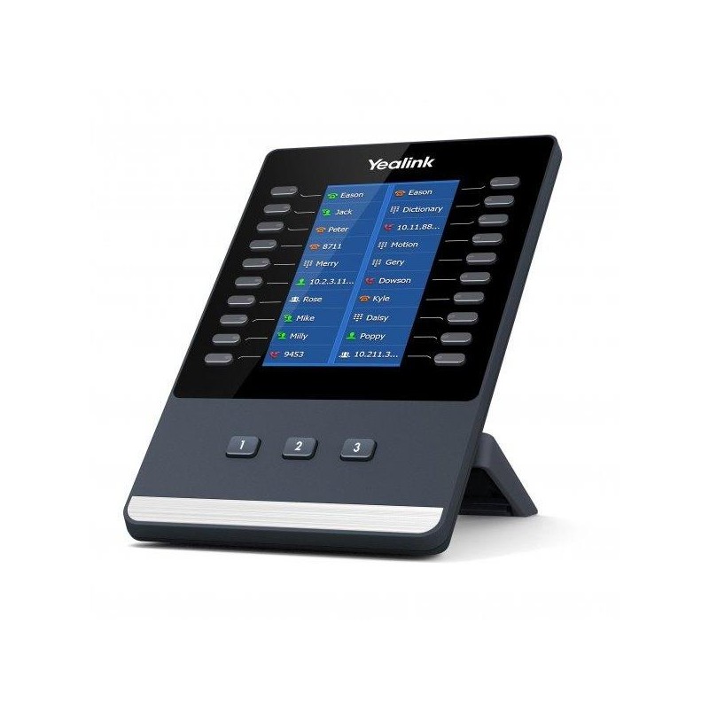 Yealink EXP43 modul, LCD displej, 20 program. tlačítek, kompatibilní s SIP-T43U/T46U/T48U