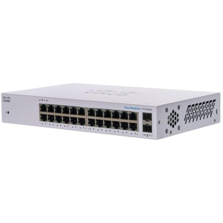 Cisco CBS110-24T-EU 24-port GE Unmanaged Switch, 2x 1G SFP Shared