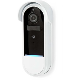 NEDIS Wi-Fi chytrý dveřní videotelefon/ 1920x1080/ 2Mpix/ IP54/ transformátor/ snímač pohybu/ noční vidění/ bílý