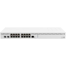 Mikrotik CloudCoreRouter CCR2004-16G-2S+, 4x 1700MHz, 4GB RAM, 16x GbE, 2x SFP+, Dual PSU, L6
