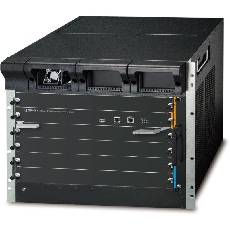 Planet CS-6306R L3 šasi pro instalaci modulů, 6-slot, 10/40Gb, IPv6/IPv4
