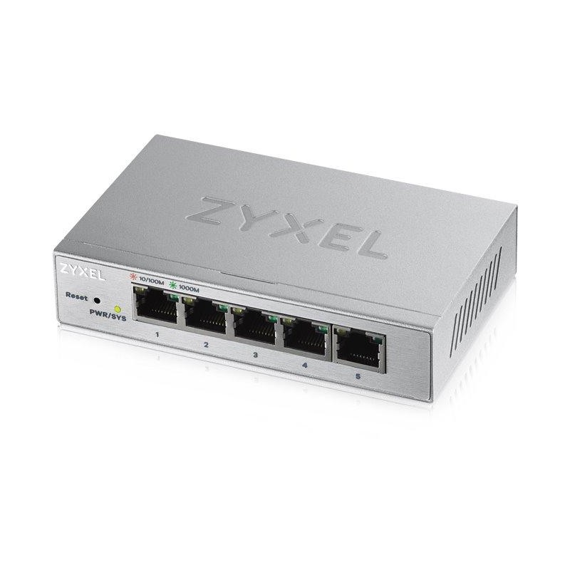 ZyXEL GS1200-5, 5 Port Gigabit  webmanaged Switch