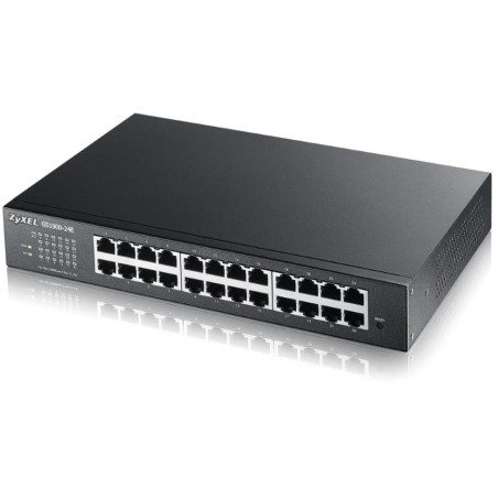 ZyXEL GS1900-24E v3, 24-port GbE L2 Smart Switch, rackmount, fanless