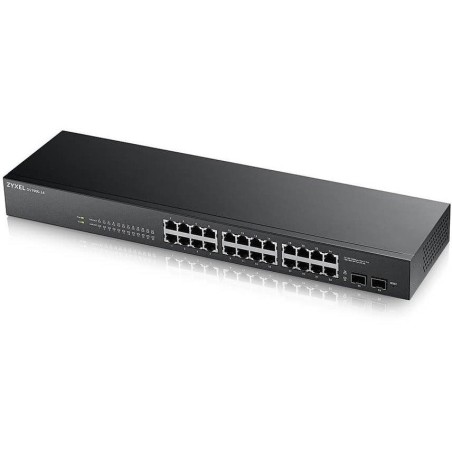 ZyXEL GS1900-24 v2, 24-port GbE L2 Smart Switch, rackmount, fanless