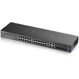 ZyXEL GS2220-28, EU region, 24-port GbE L2 Switch with GbE Uplink (1 year NCC Pro pack license bundled)