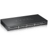 ZyXEL GS2220-50, EU-Region, 48-Port-GbE-L2-Switch mit GbE-Uplink (1 Jahr NCC Pro Pack-Lizenz im Lieferumfang enthalten)