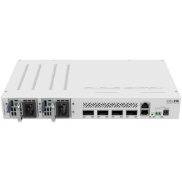 Mikrotik Cloud Switch CRS504-4XQ-IN, 650 MHz CPU, 64 MB RAM, 1x LAN, 4x QSFP28,  2x PSU, L5