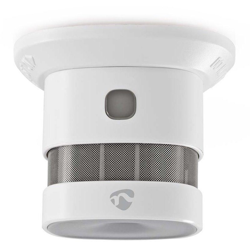 NEDIS chytrý detektor kouře/ Zigbee 3.0/ napájení z baterie/ životnost 10 let/ EN 14604/ Android & iOS/ 85 dB/ bílý