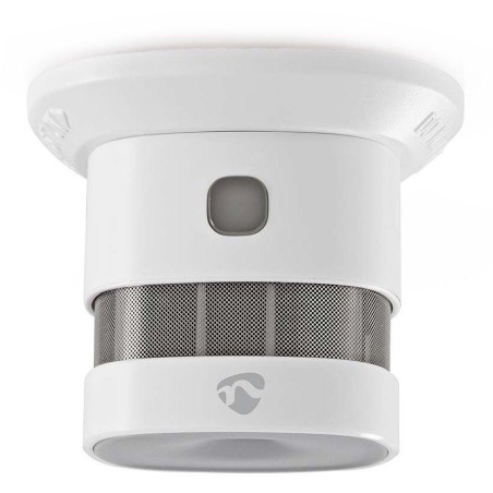 NEDIS chytrý detektor kouře/ Zigbee 3.0/ napájení z baterie/ životnost 10 let/ EN 14604/ Android & iOS/ 85 dB/ bílý
