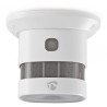 NEDIS šikovný detektor dymu / Zigbee 3.0 / napájanie z batérie / životnosť 10 rokov / EN 14604 / Android & iOS / 85 dB / biely