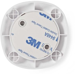 NEDIS chytrý detektor kouře/ Zigbee 3.0/ napájení z baterie/ životnost 10 let/ EN 14604/ Android & iOS/ 85 dB/ bílý