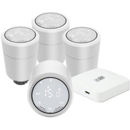 IMMAX NEO SMART Termostatická hlavice 4+1 Starter Kit, Zigbee, TUYA