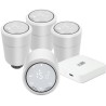 IMMAX NEO SMART Termostatická hlavice 4+1 Starter Kit, Zigbee, TUYA