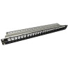 Solarix 19" Unassembled modular patch panel 24 ports 1U SX24M-0-STP-BK-UNI-N