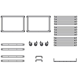Ubiquiti UniFi Mini rack - rozvaděč, výška 6U, otevřený, 19"