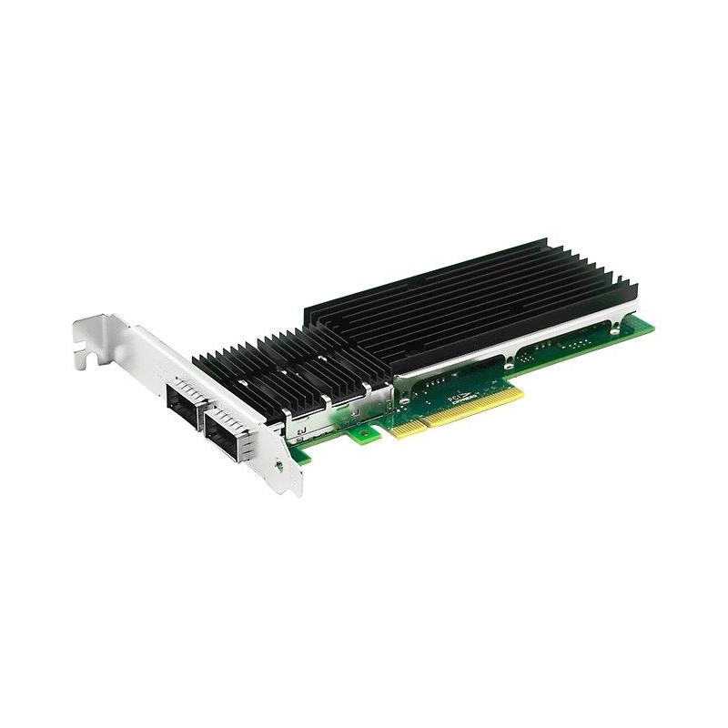 XtendLan PCI-E síťová karta, 2x 40Gbps QSFP+, Intel XL710, PCI-E x8