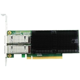 XtendLan PCI-E síťová karta, 2x 100Gbps QSFP28, Intel E810, PCI-E x16