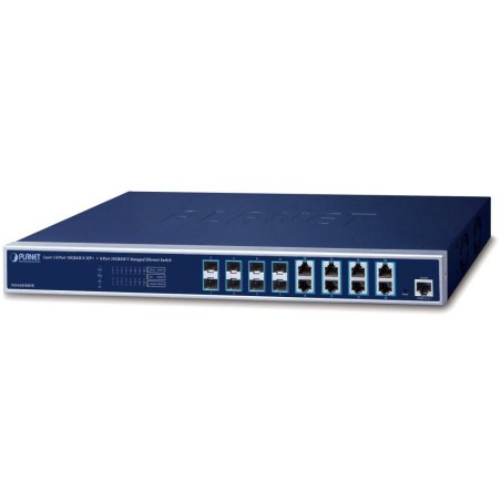 Planet XGS-6320-8X8TR L3 switch, 8x10Gb, 8x10Gb SFP+, QoS, 2x power-in