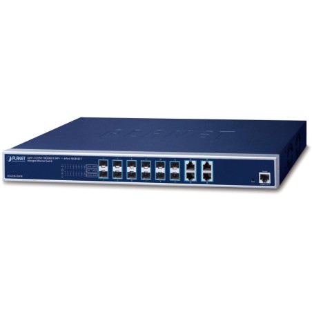 Planet XGS-6320-12X4TR L3 switch, 4x10Gb, 12x10Gb SFP+, QoS, 2x power-in