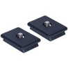 Rollei set of 2 spare plates for/ S1/ Rollei travel tripod for mobile phones