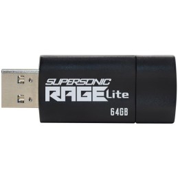 PATRIOT Supersonic Rage Lite 64GB / USB 3.2 Gen 1 / černá