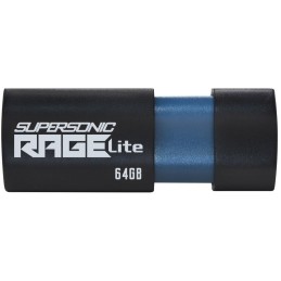 PATRIOT Supersonic Rage Lite 64GB / USB 3.2 Gen 1 / černá