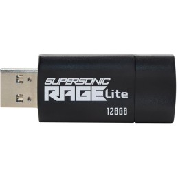 PATRIOT Supersonic Rage Lite 128GB / USB 3.2 Gen 1 / černá