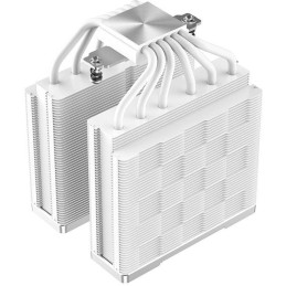 DEEPCOOL chladič AK620 / 2x120mm fan / 6x heatpipes / pro Intel i AMD / bílý