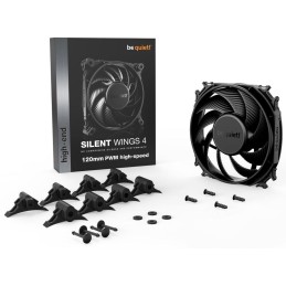 Be quiet! / ventilátor Silent Wings 4 high-speed / 120mm / PWM / 4-pin / 31,2dBA