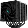 Chłodzenie DEEPCOOL AK620 Zero Dark / 2x wentylator 120mm / 6x heatpipe / do procesorów Intel i AMD / zestaw czarny
