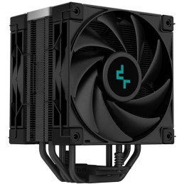 DEEPCOOL chladič AK400 Zero Dark Plus / 2x 120mm fan / 4x heatpipes / PWM / pro Intel i AMD / komplet černý
