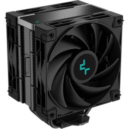 DEEPCOOL chladič AK400 Zero Dark Plus / 2x 120mm fan / 4x heatpipes / PWM / pro Intel i AMD / komplet černý