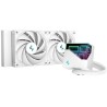 DEEPCOOL water cooler LT520 / 2x120 mm fan / ARGB / Intel and AMD white