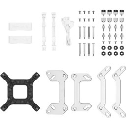 DEEPCOOL vodní chladič LT520 / 2x120 mm fan / ARGB / Intel i AMD bílý