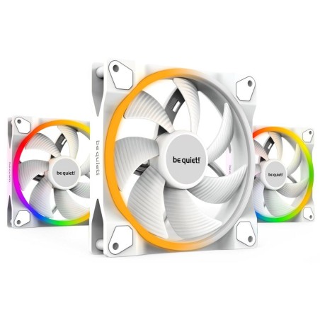 Be quiet! / ventilátor Light Wings White / 140mm / PWM / 3-pack / bílý