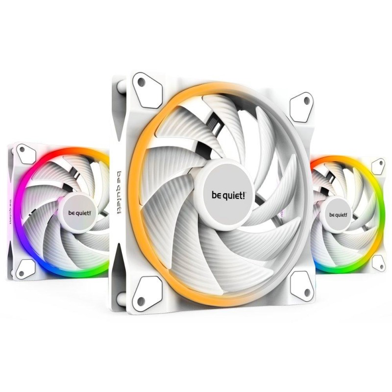Be quiet! / ventilátor Light Wings White / 140mm / PWM / high speed / 3-pack / bílý