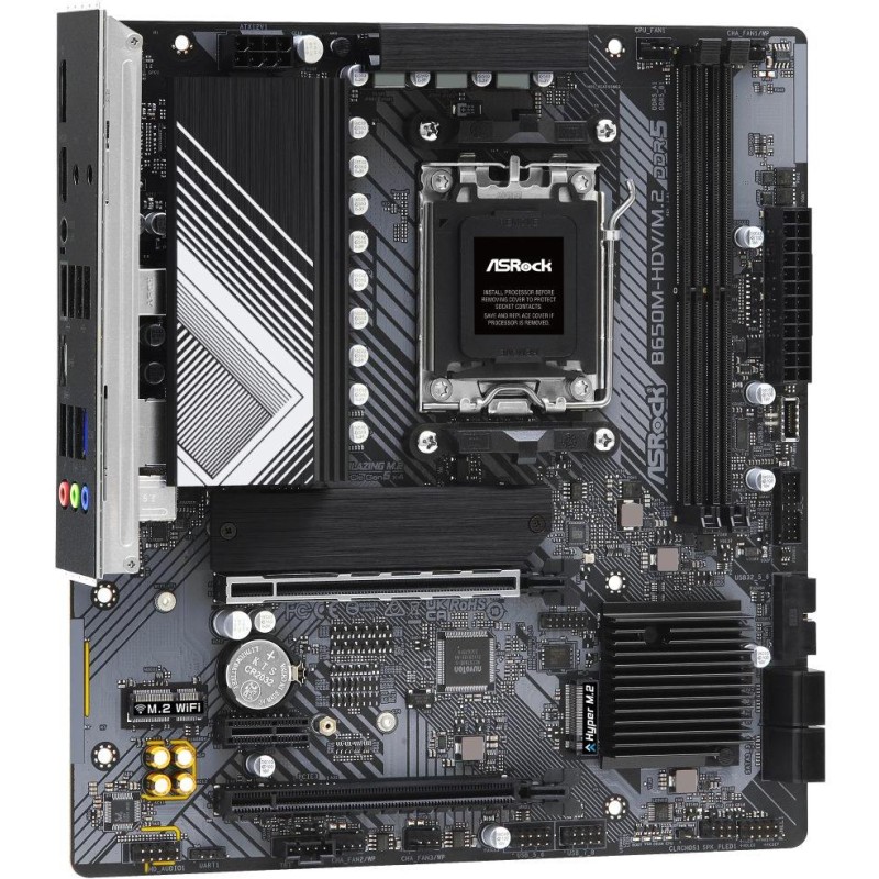 ASRock B650M-HDV/M.2 / AMD B650 / AM5 / 2x DDR5 DIMM / 2x M.2 / HDMI / DP / USB-C / mATX