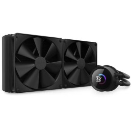 NZXT vodní chladič Kraken 280 / 2x140mm fan / 4-pin PWM / LCD disp. / 6 let