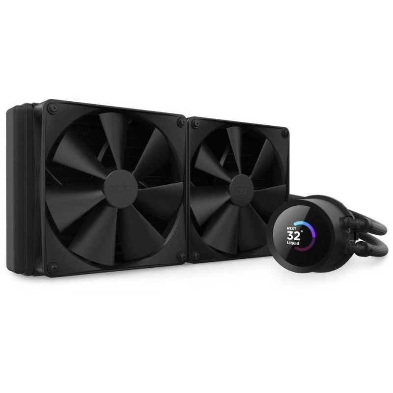 NZXT vodní chladič Kraken 280 / 2x140mm fan / 4-pin PWM / LCD disp. / 6 let
