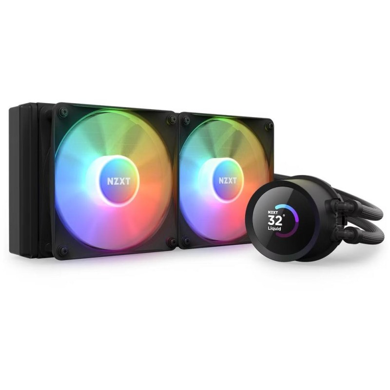 NZXT vodní chladič Kraken 240 RGB / 2x120mm fan / 4-pin PWM / LCD disp. / 6 let